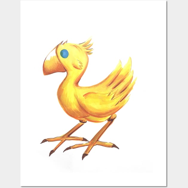 chocobo Wall Art by jorge_lebeau